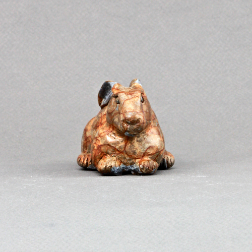 FL152 Rabbit Bronze 4x2x2 $375 at Hunter Wolff Gallery